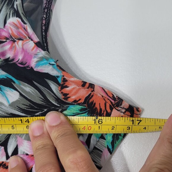 Didi Floral Tropical Printed Multicolor Bathing Scoop Neck One-Piece Swimsuit - Picture 9 of 10